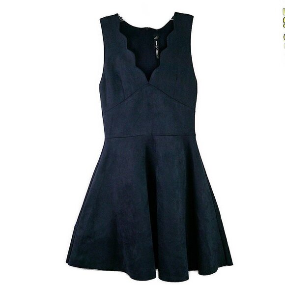 Lord & Taylor Design Lab - Navy A-Line Dress - Medium - Picture 1 of 7